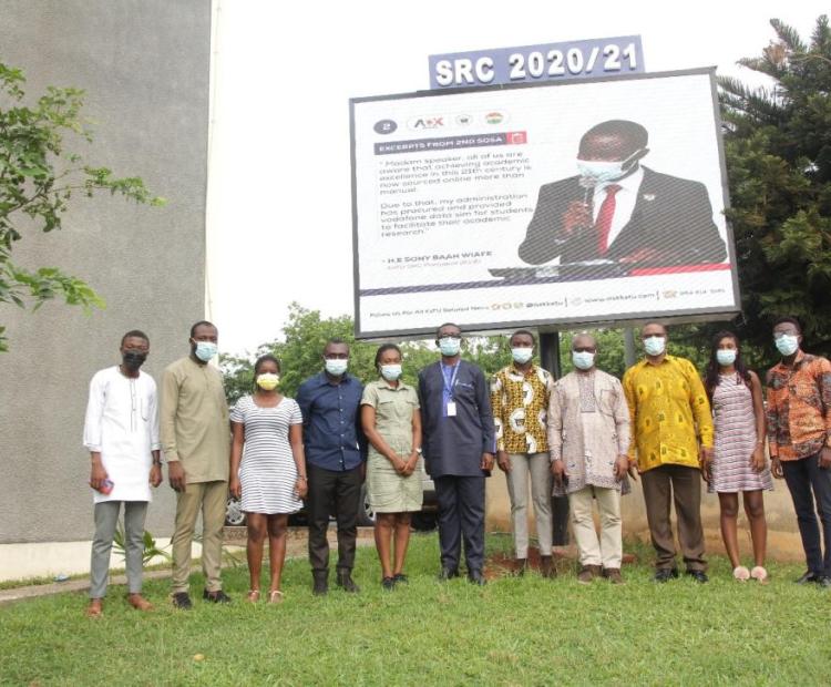 Vice-Chancellor Inaugurates Led Billboard