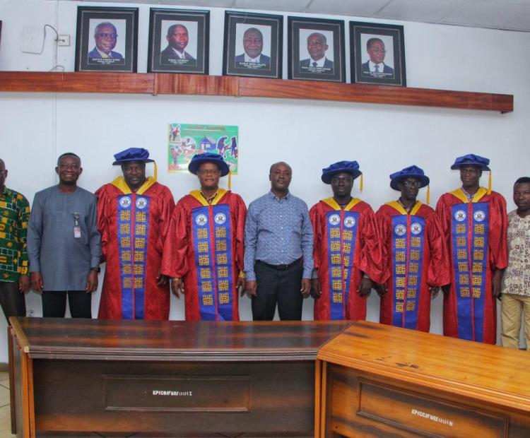 SPECIAL ACADEMIC GOWNS UNVEILED FOR KsTU DEANS AND DIRECTORS: A MARK OF ACADEMIC EXCELLENCE