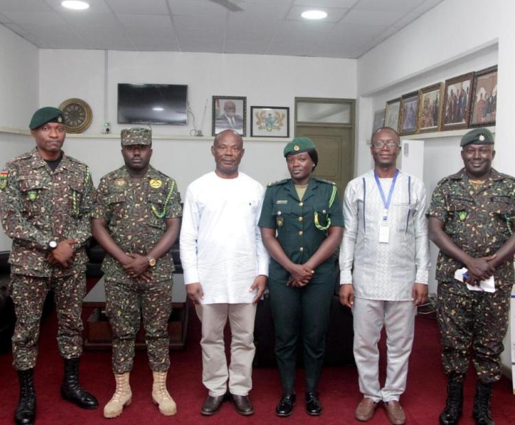 Ghana Immigration Service Interacts with International Students of KsTU