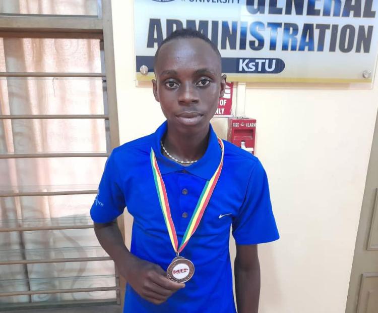 KsTU’s Oduro Samuel Wins Bronze At The Cross-Country Athletic Competition