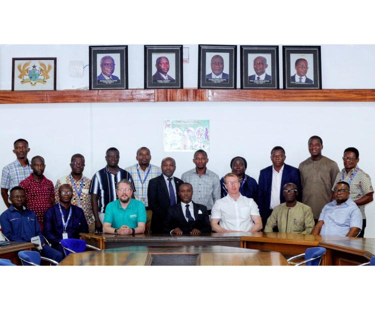 KsTU Hosts a Team from Northern Regional College for Green Hydrogen Technology Collaboration