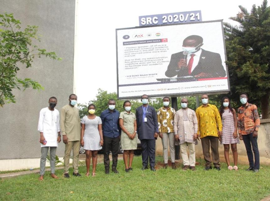 Vice-Chancellor Inaugurates Led Billboard