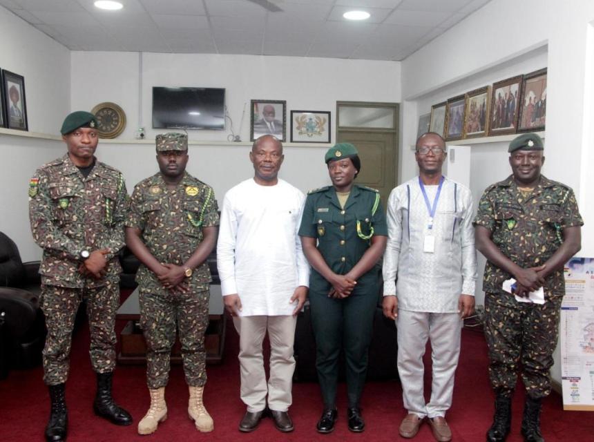 Ghana Immigration Service Interacts with International Students of KsTU