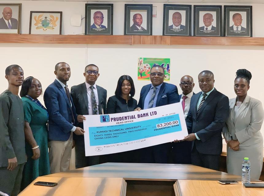 Prudential Bank Donates Projectors to Kumasi Technical University to Enhance Teaching and Learning